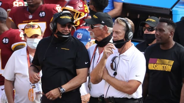 Ron Rivera Jack Del Rio Philadelphia © Geoff Burke  2020 Sep 13